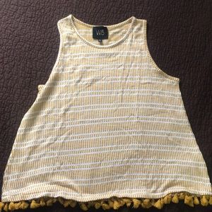Tasseled tank top